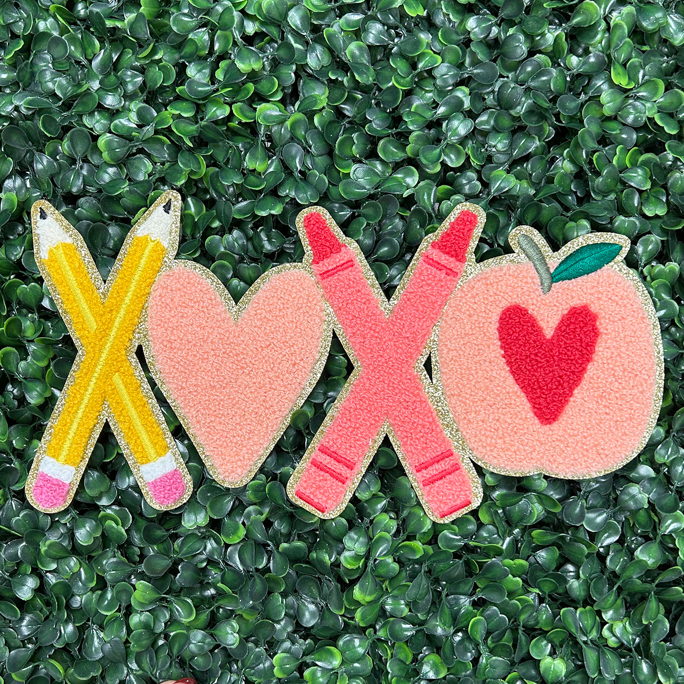 xoxo valentine's day snowy neale patch supports custom iron on back xoxo valentine's day snowy neale patch supports custom iron on back